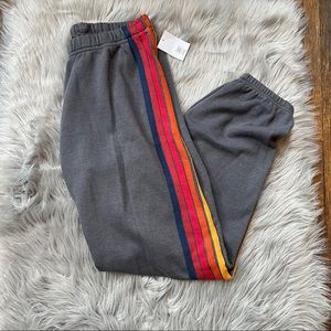 NWT aviator nation 5 stripe sweatpants 🤩❣️